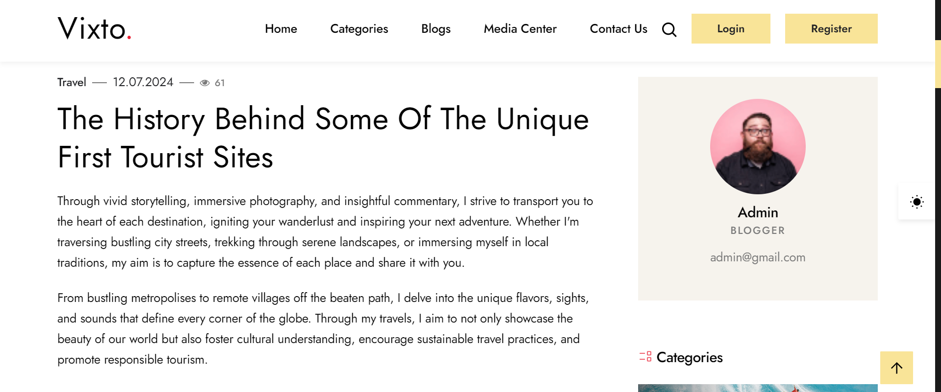 Blog Website Project